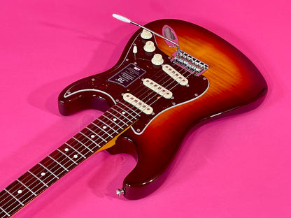2024 Fender 70th Anniversary American Professional II Stratocaster Flame top Comet Burst finish