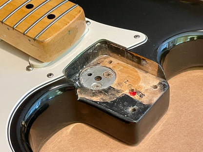 1972 Fender Stratocaster Black Hardtail