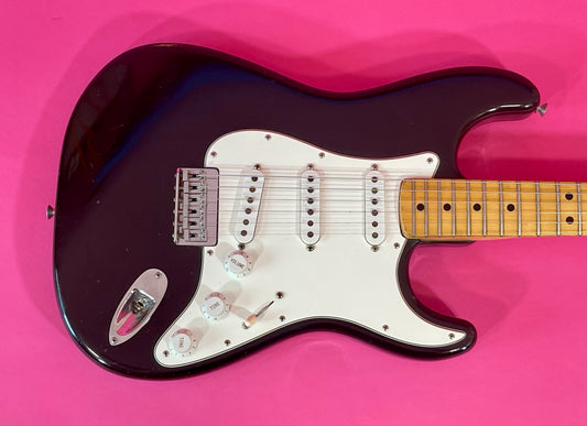 1972 Fender Stratocaster Black Hardtail