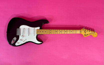 1972 Fender Stratocaster Black Hardtail