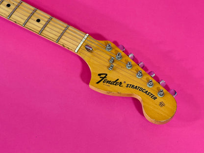 1972 Fender Stratocaster Black Hardtail