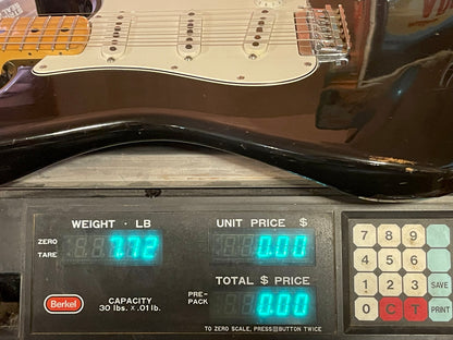 1972 Fender Stratocaster Black Hardtail