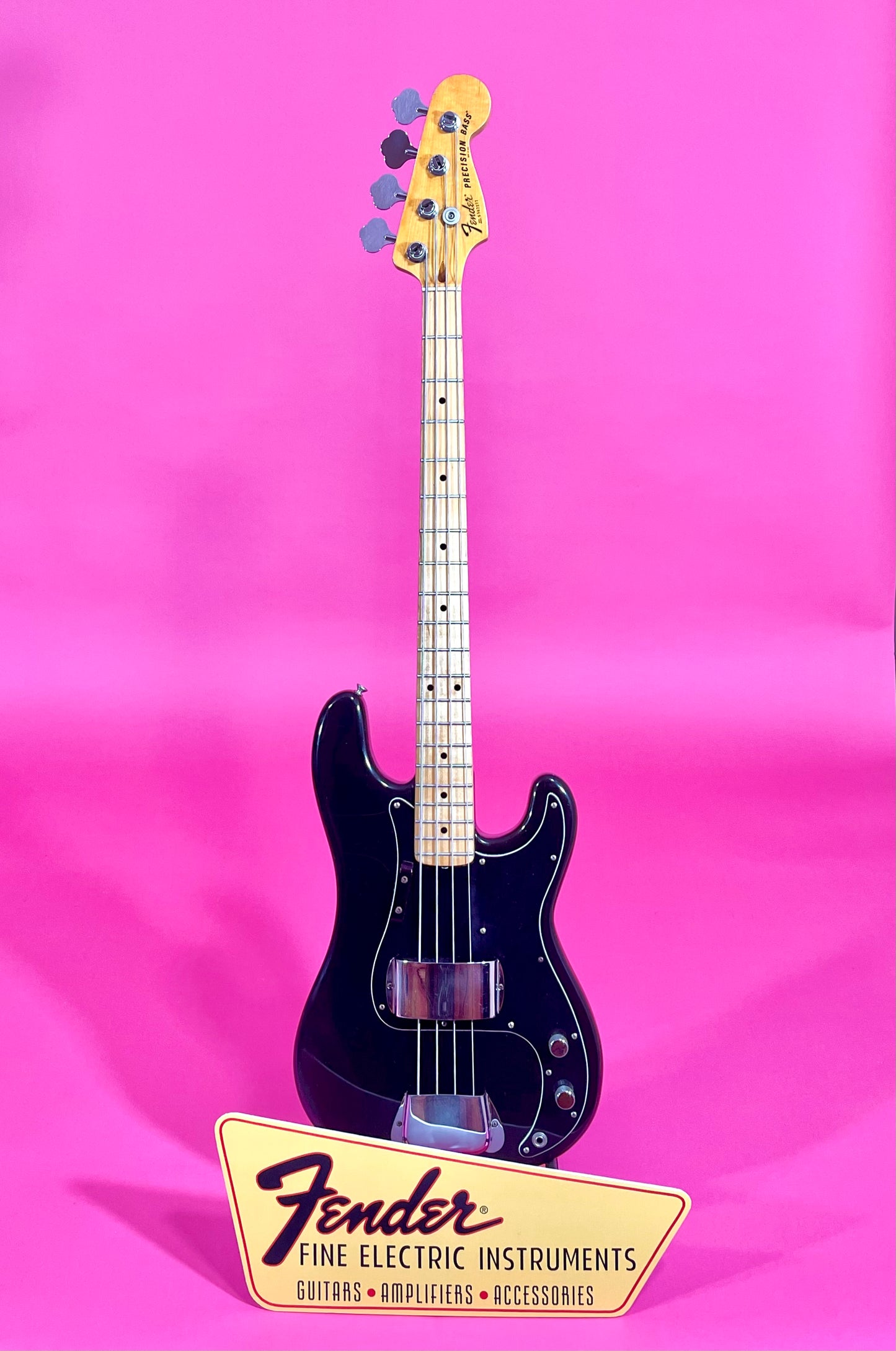 1979 Fender Precision Bass Black 100% original