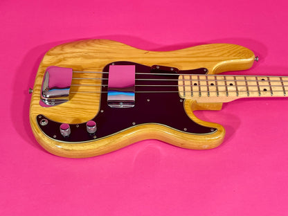 1976 Fender Precision Bass Natural Bird's-Eye! Very clean Machine
