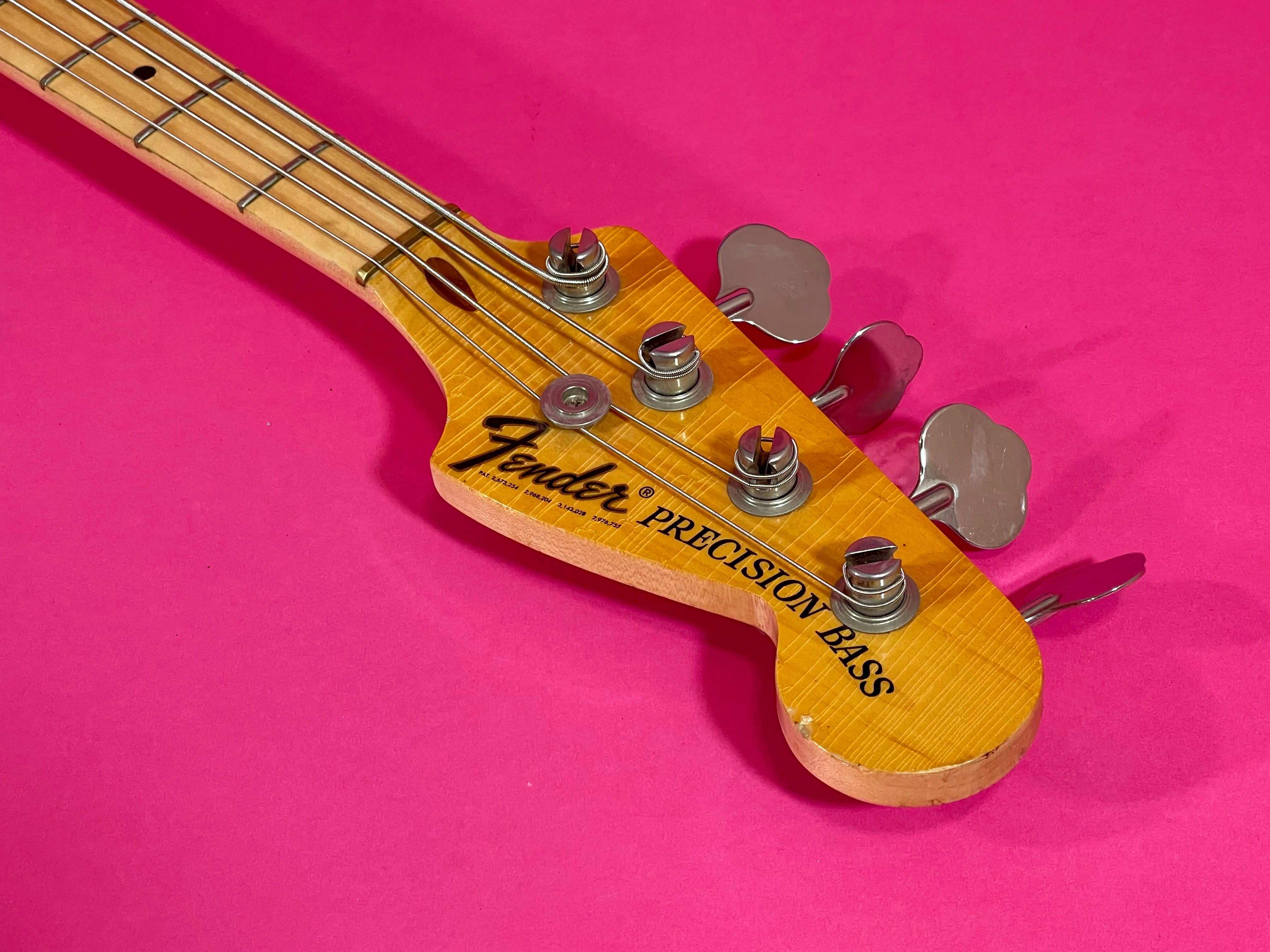 1976 Fender Precision Bass Natural Bird's-Eye! Very clean Machine