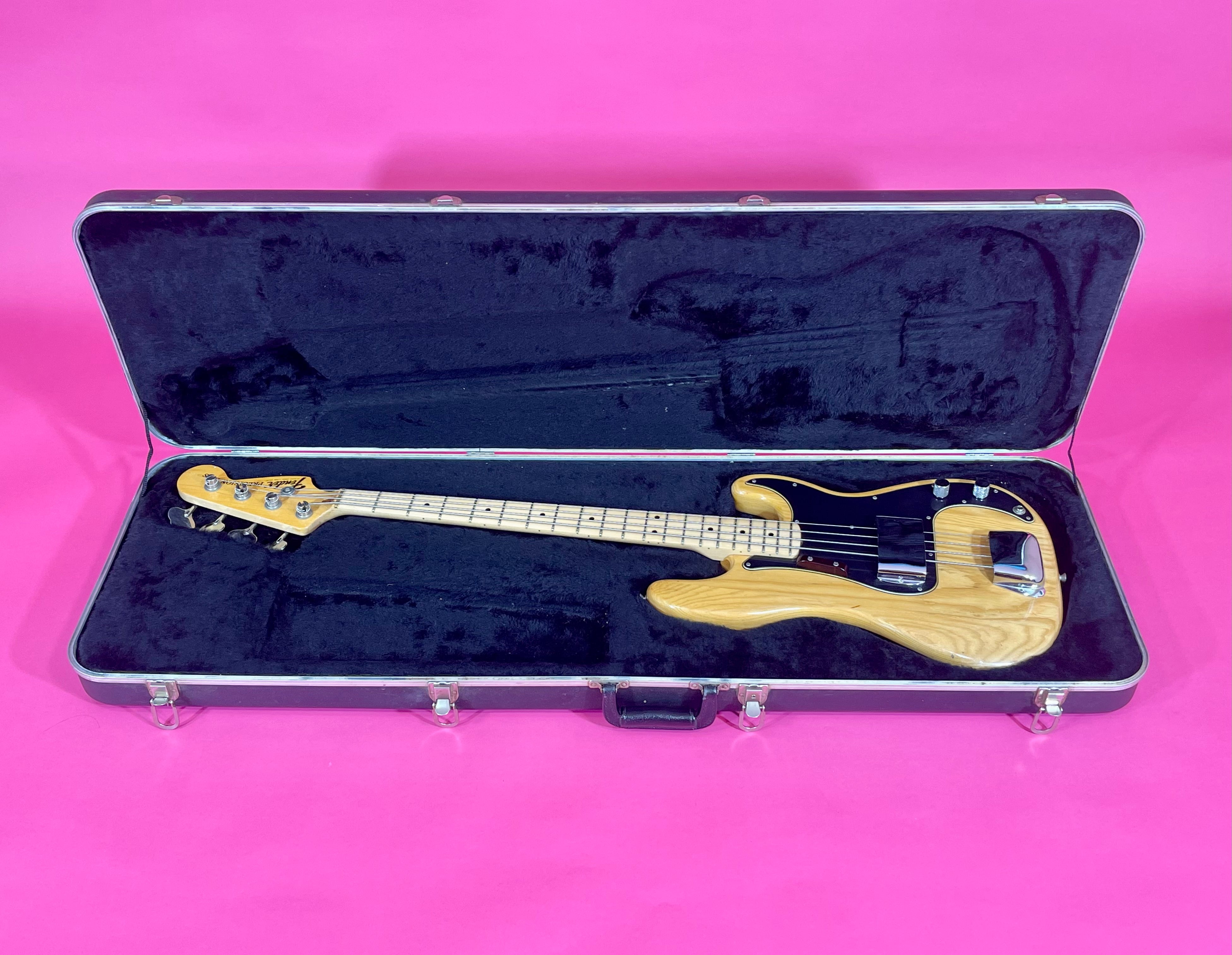 1976 Fender Precision Bass Natural Bird's-Eye! Very clean Machine