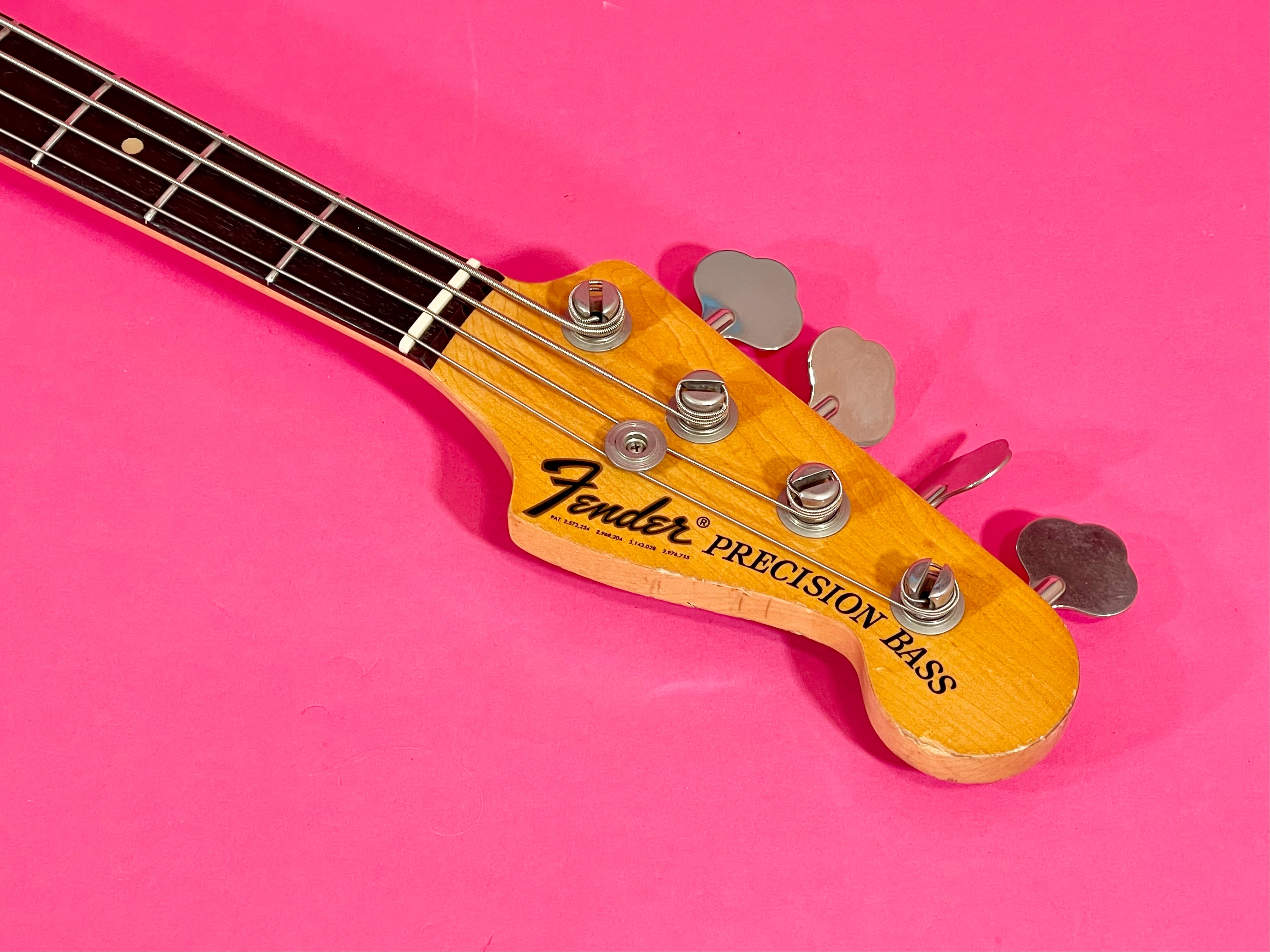 1975 Fender Precision Bass Black Rosewood fingerboard – Draggin