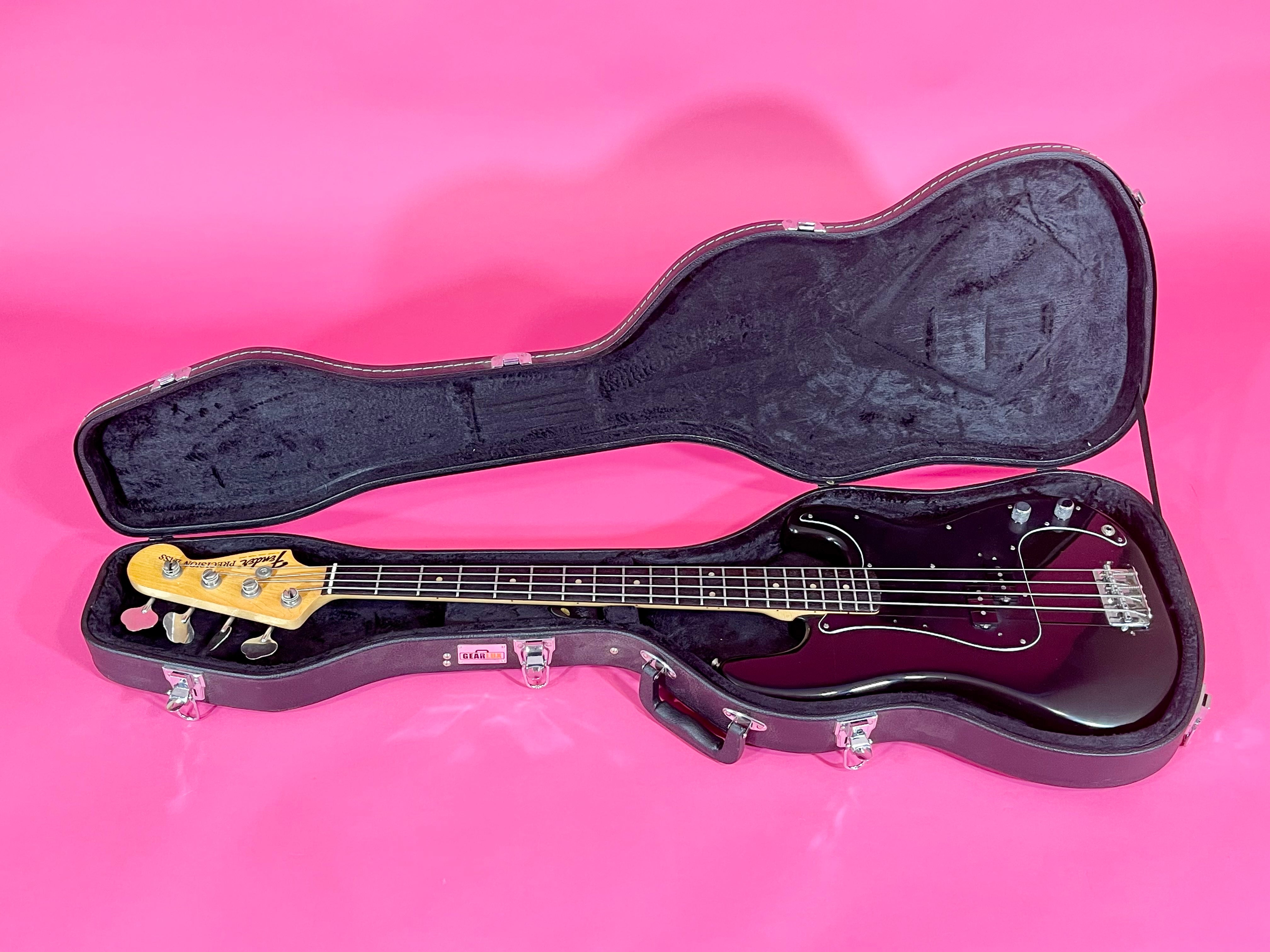 1975 Fender Precision Bass Black Rosewood fingerboard – Draggin