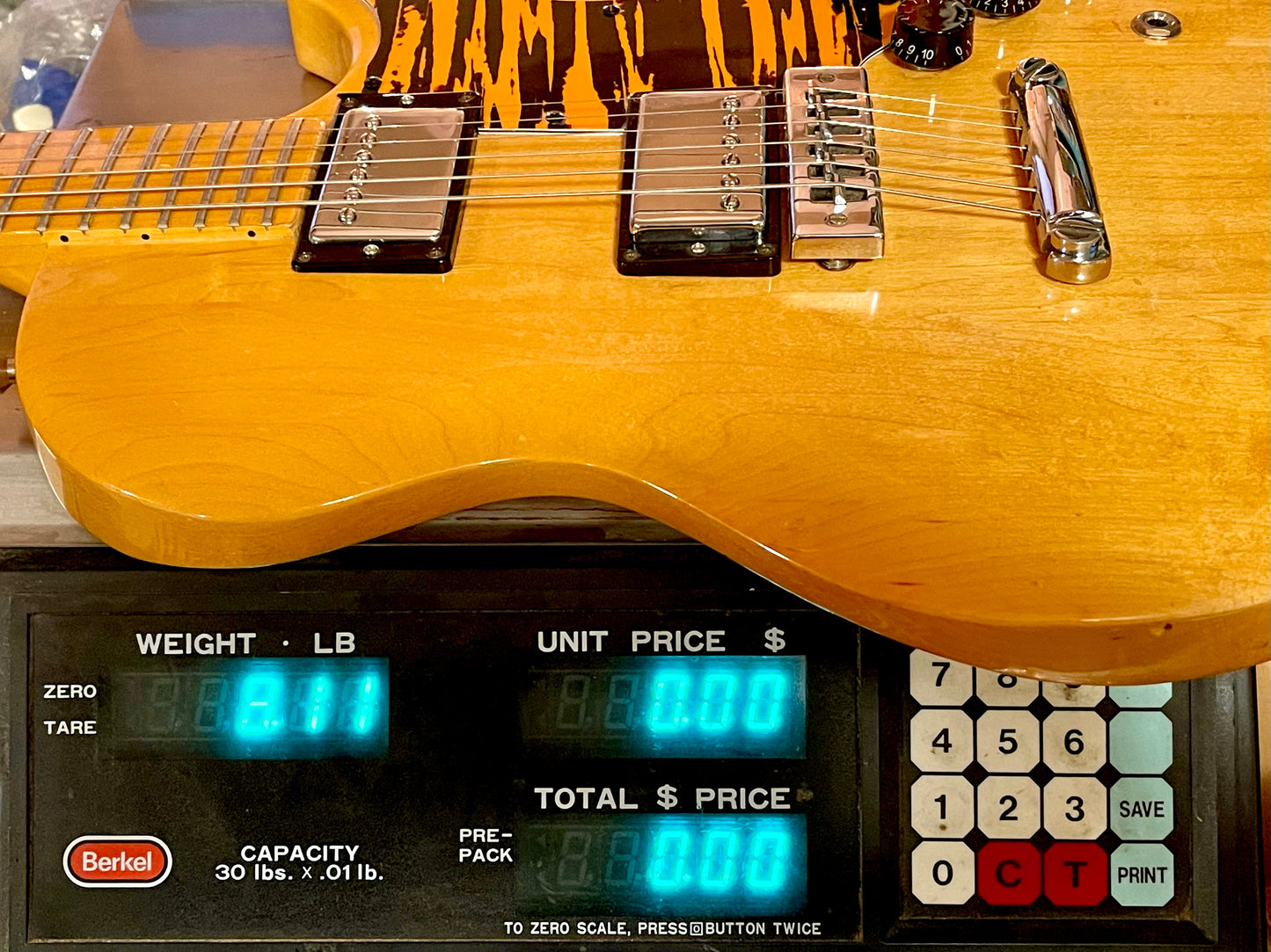 1976 Gibson L6-S Custom model Blonde finish