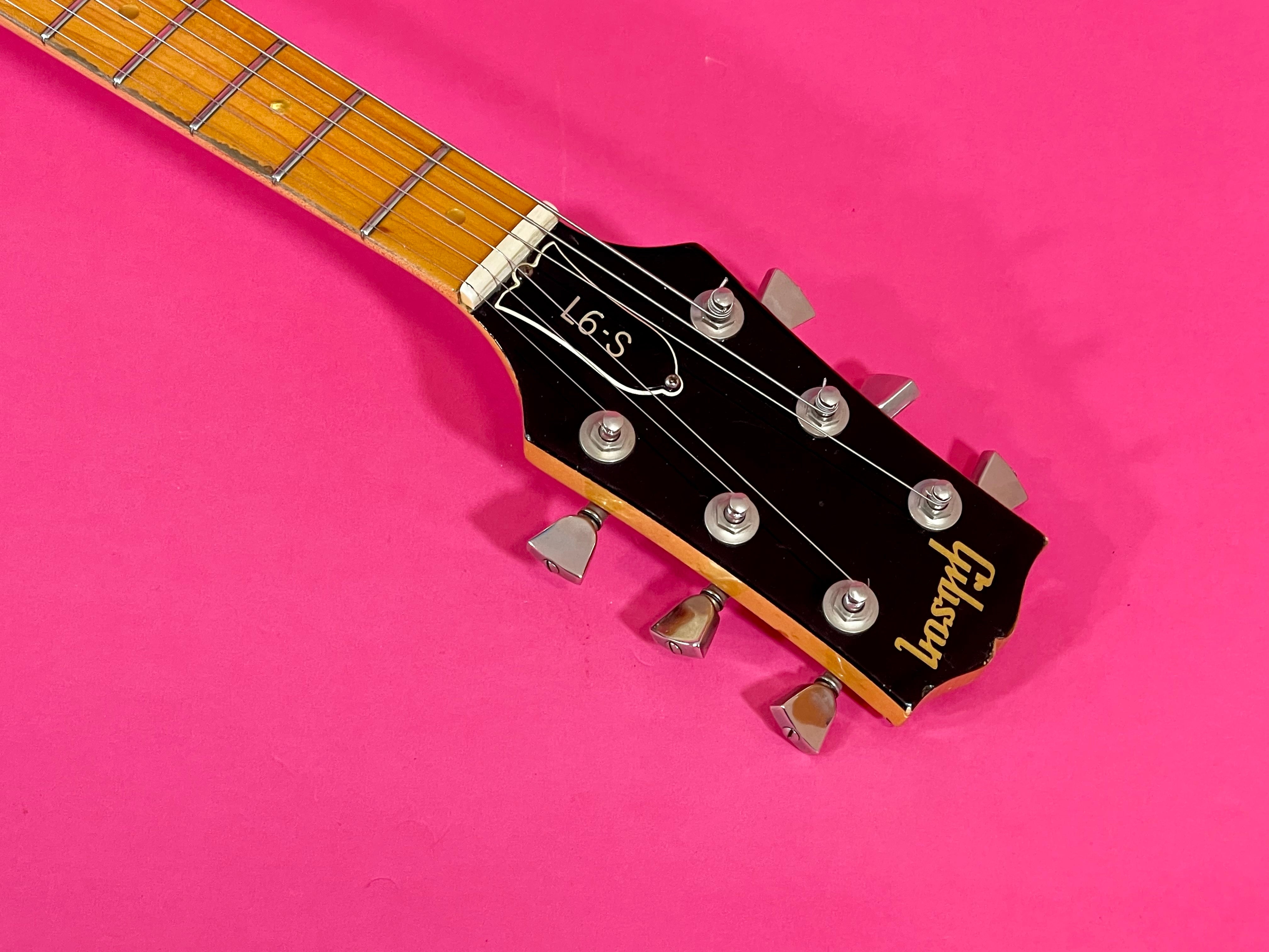 1976 Gibson L6-S Custom model Blonde finish – Draggin' Guitars
