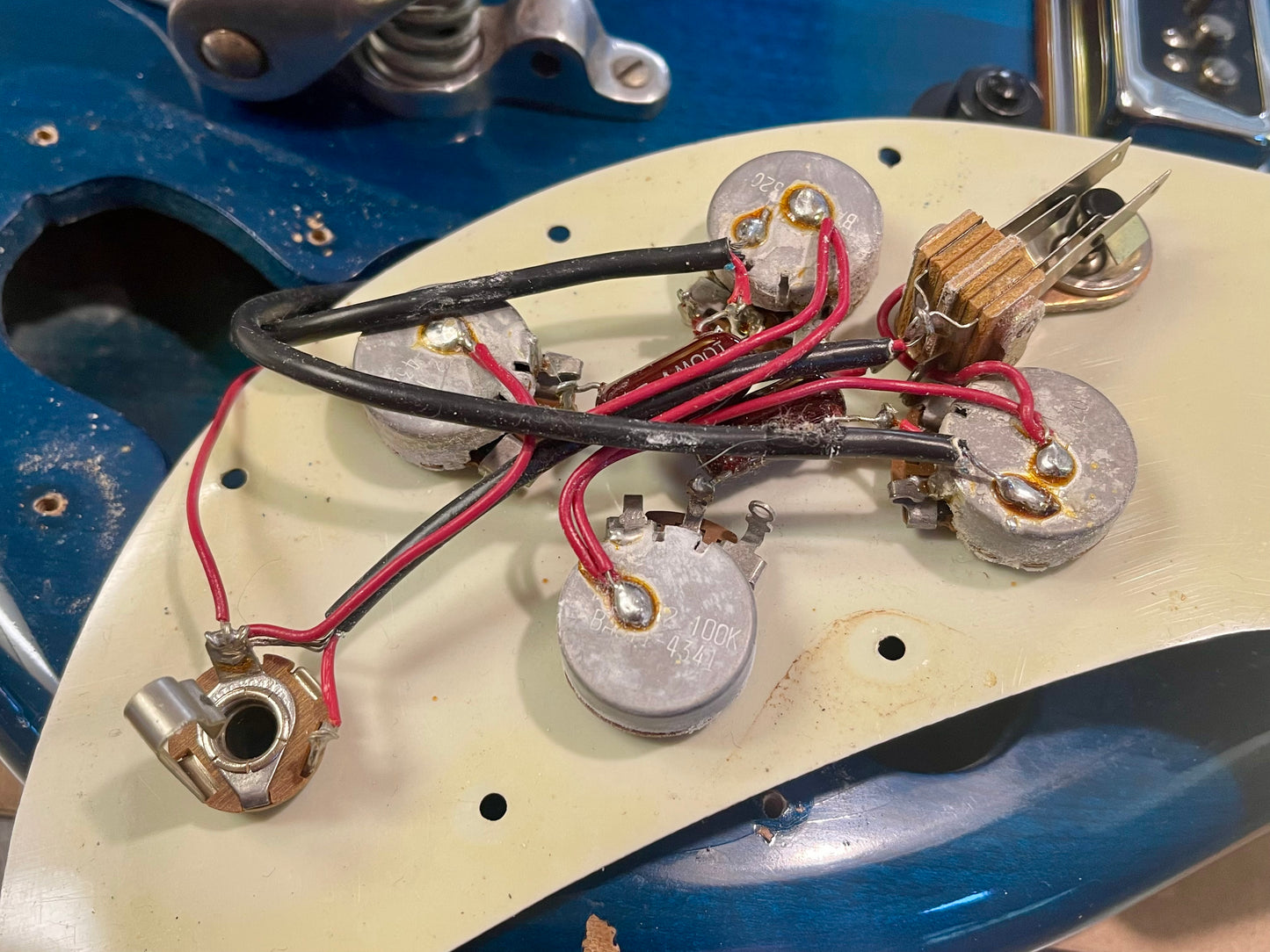 1968 Kustom K-200 Deluxe Translucent Blue! 100% original w/OHSC