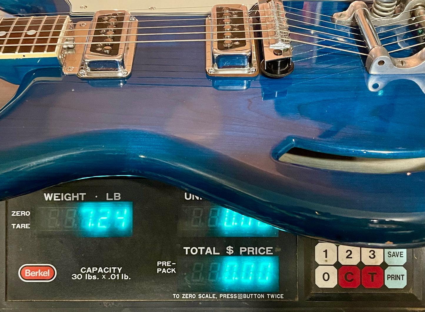 1968 Kustom K-200 Deluxe Translucent Blue! 100% original w/OHSC