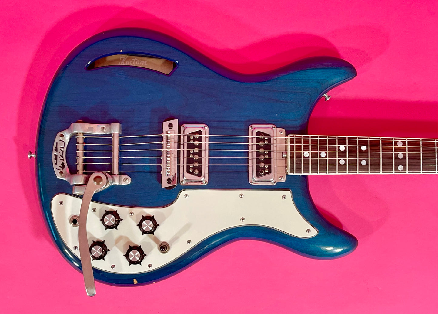 1968 Kustom K-200 Deluxe Translucent Blue! 100% original w/OHSC