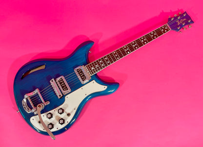 1968 Kustom K-200 Deluxe Translucent Blue! 100% original w/OHSC