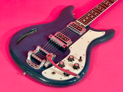 1968 Kustom K-200 Deluxe Translucent Blue! 100% original w/OHSC