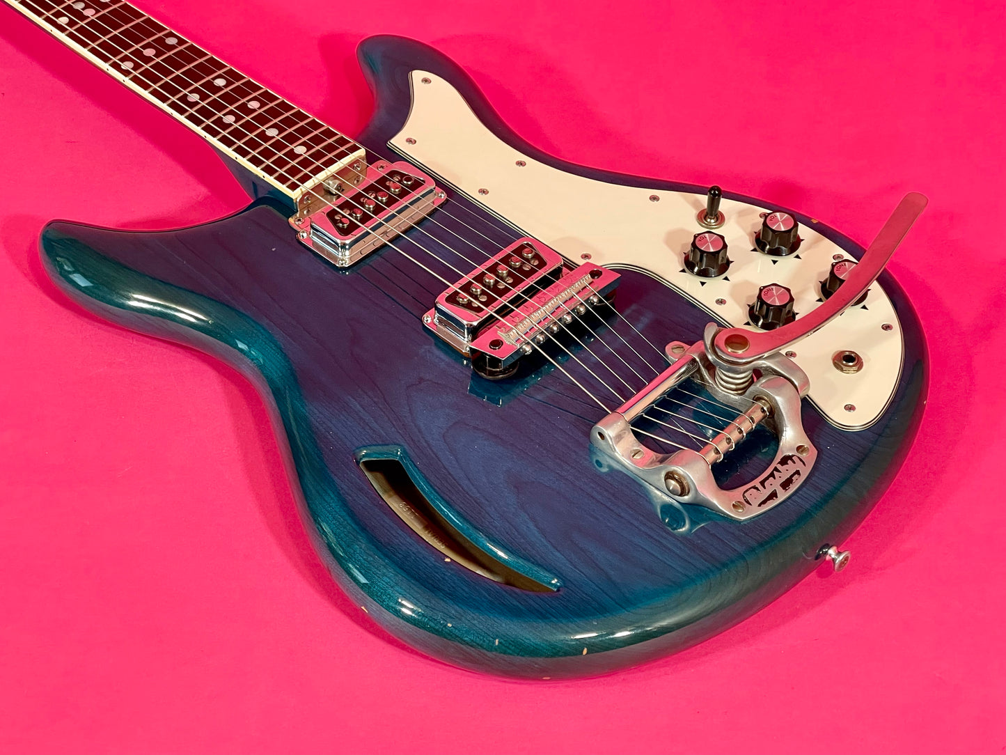 1968 Kustom K-200 Deluxe Translucent Blue! 100% original w/OHSC