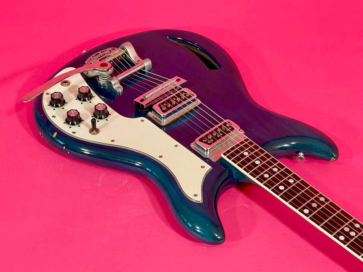 1968 Kustom K-200 Deluxe Translucent Blue! 100% original w/OHSC