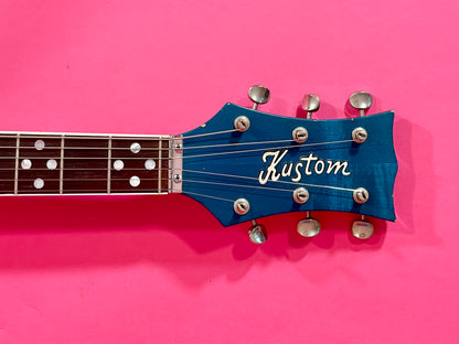 1968 Kustom K-200 Deluxe Translucent Blue! 100% original w/OHSC