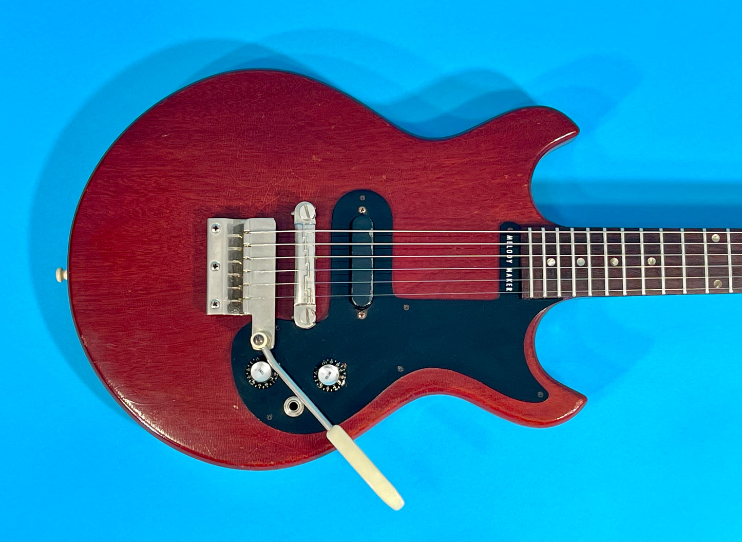 1965 Gibson Melody Maker I Cherry Red Big Neck! 100% original
