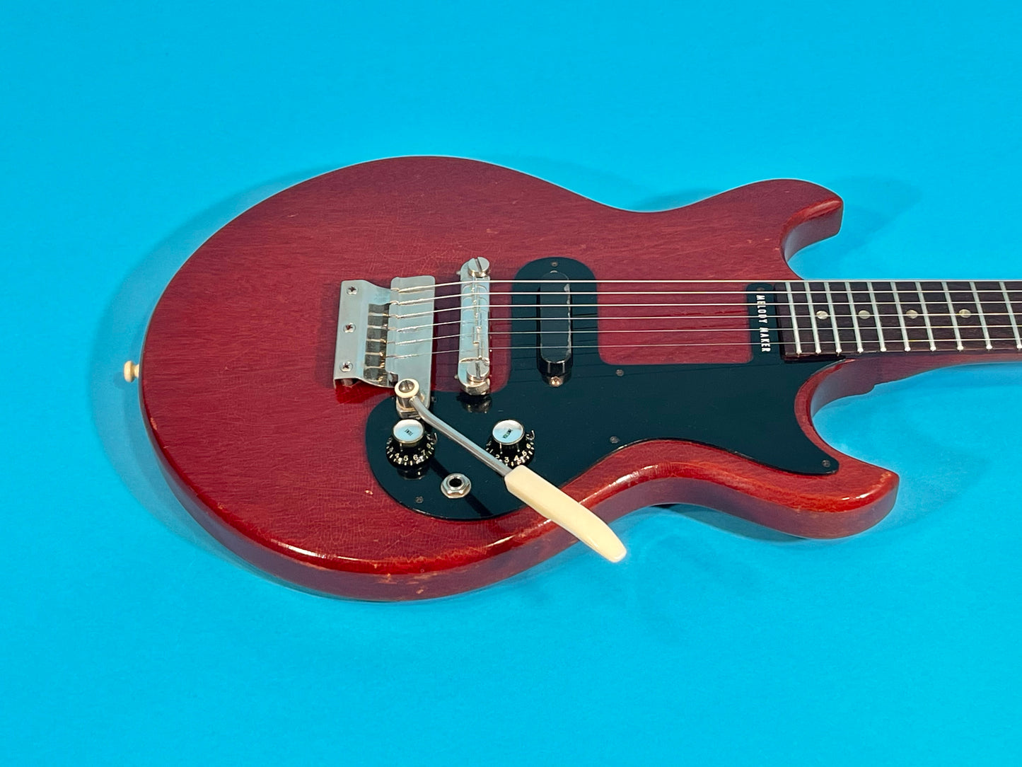 1965 Gibson Melody Maker I Cherry Red Big Neck! 100% original