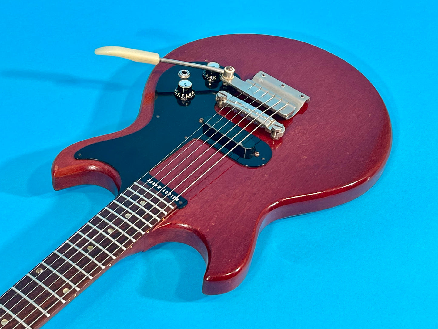 1965 Gibson Melody Maker I Cherry Red Big Neck! 100% original