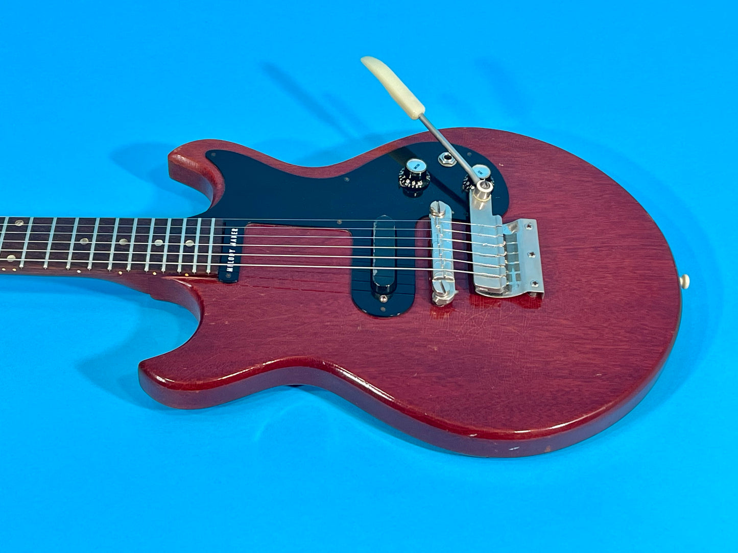 1965 Gibson Melody Maker I Cherry Red Big Neck! 100% original