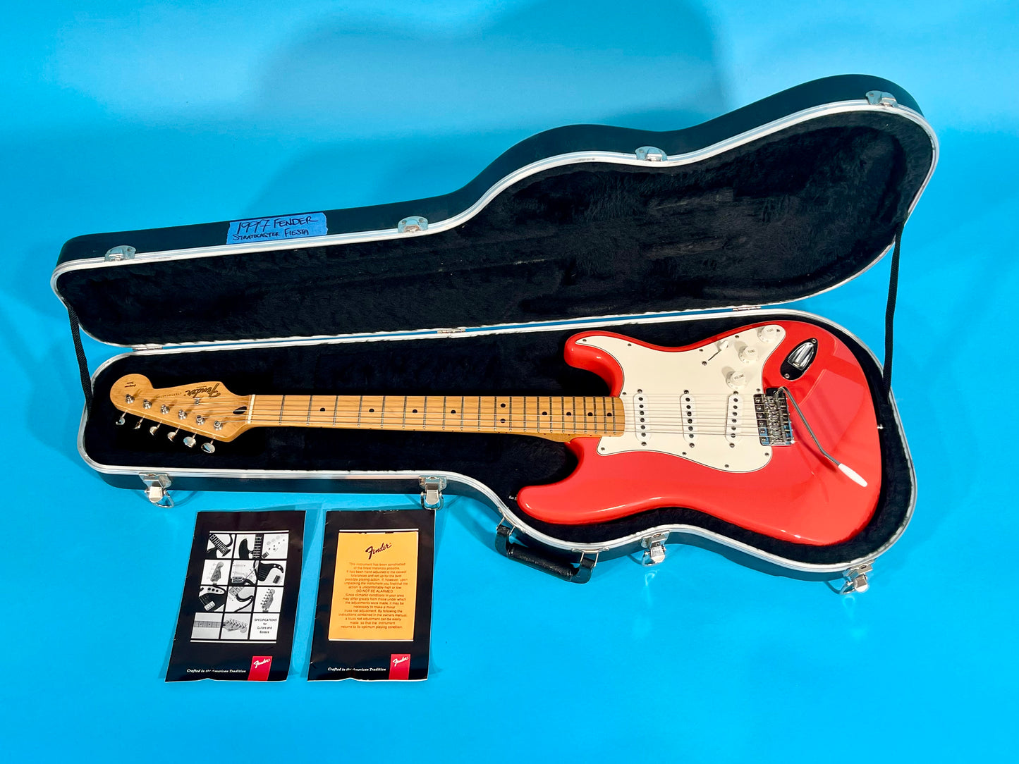 1997 Fender Stratocaster California Series Fiesta Red MINT!