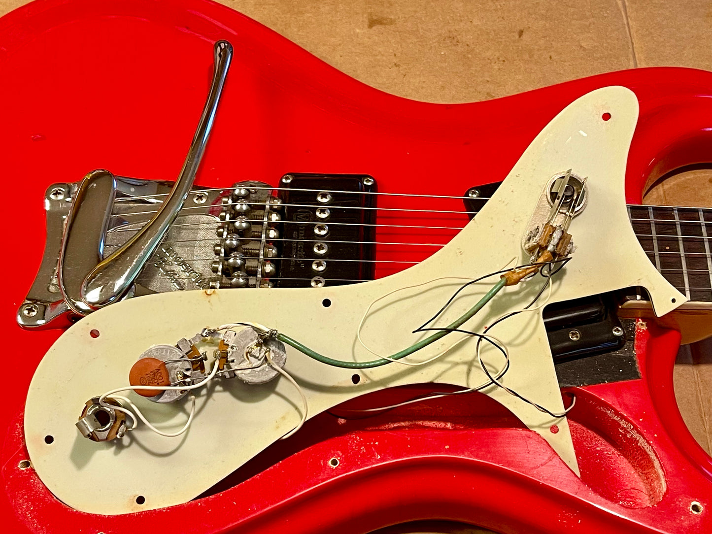 1966 Mosrite Ventures Mark I original Strawberry Red!