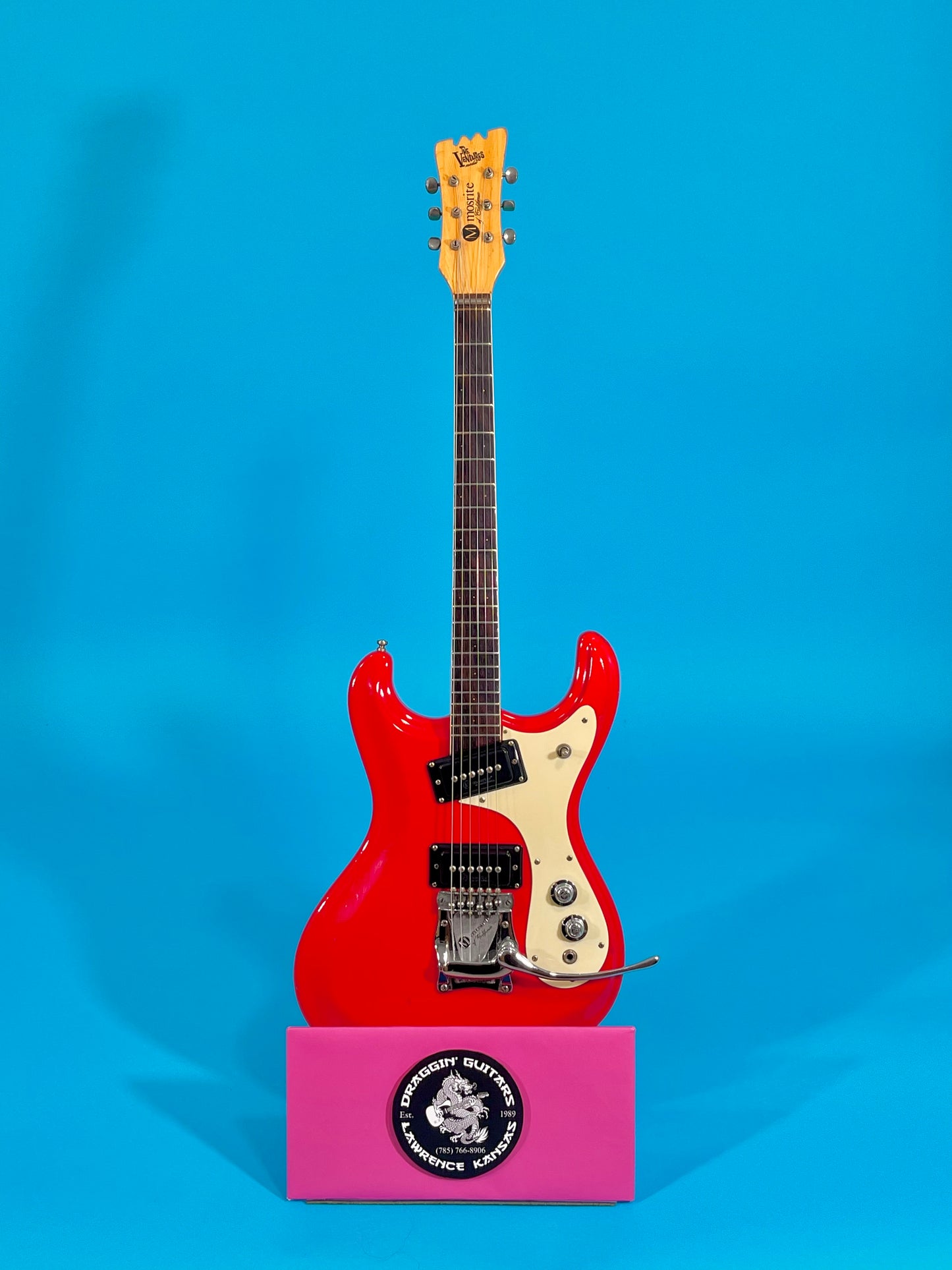 1966 Mosrite Ventures Mark I original Strawberry Red!