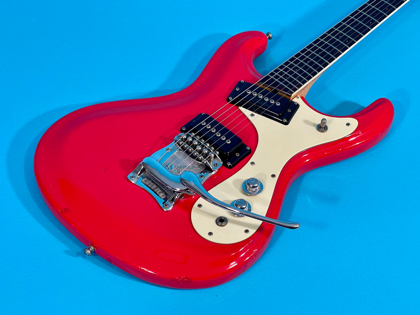 1966 Mosrite Ventures Mark I original Strawberry Red!