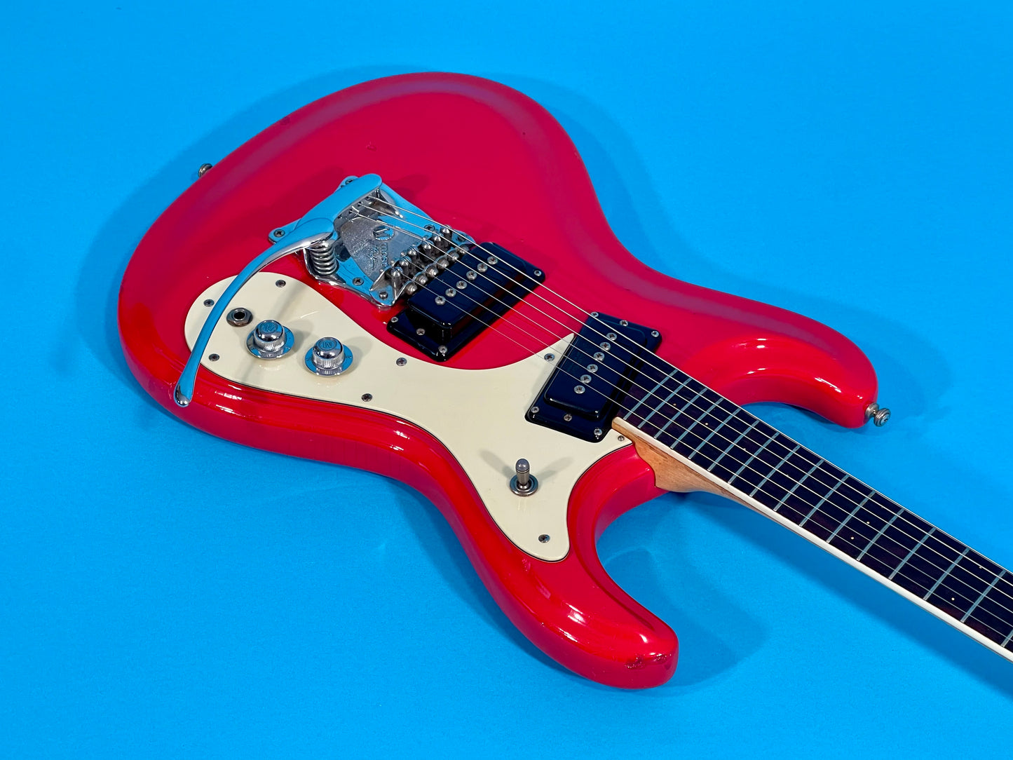 1966 Mosrite Ventures Mark I original Strawberry Red!