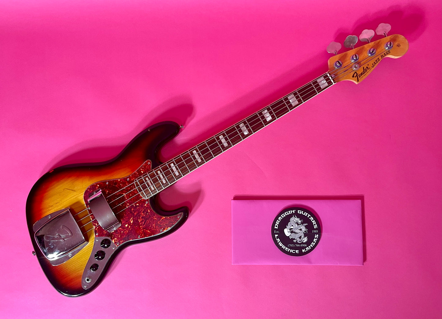 1975 Fender Jazz Bass 3-color Sunburst