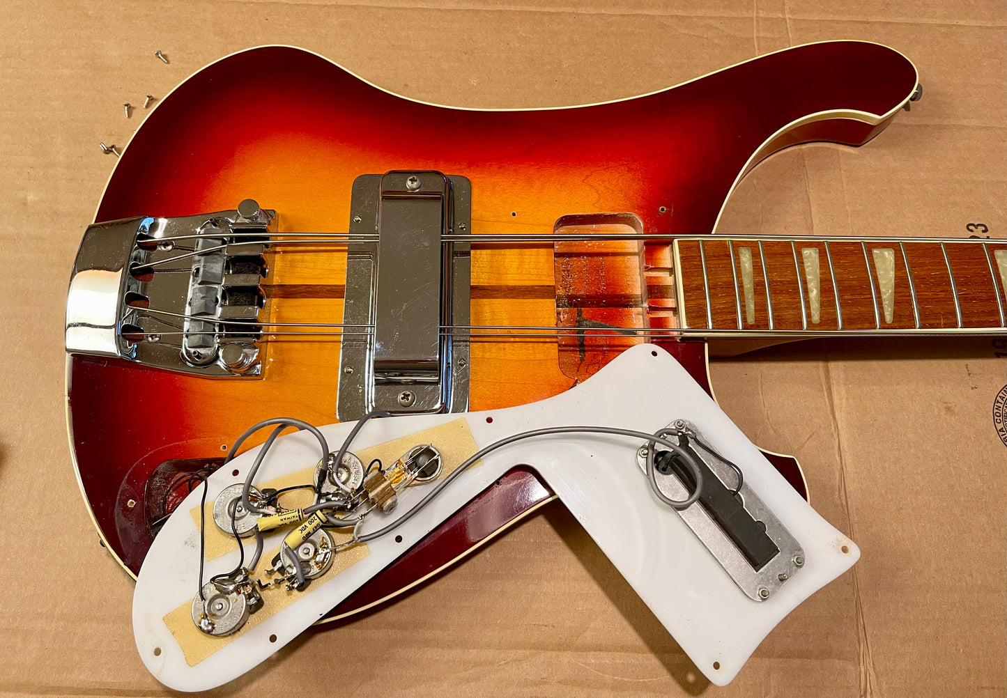 1980 Rickenbacker 4001 Fireglo Finish 100% Original