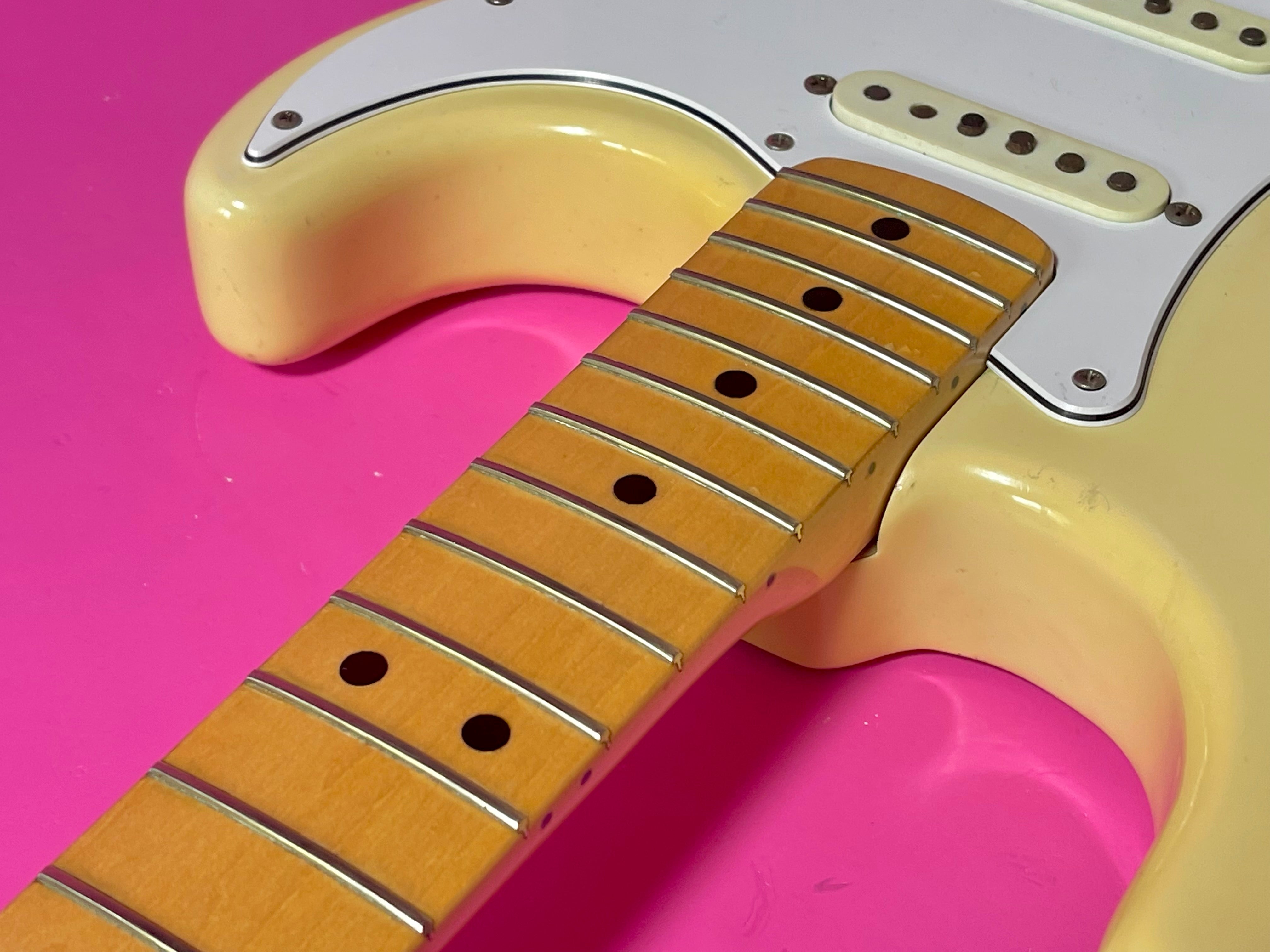 1971 Fender Stratocaster original Blonde finish! – Draggin' Guitars