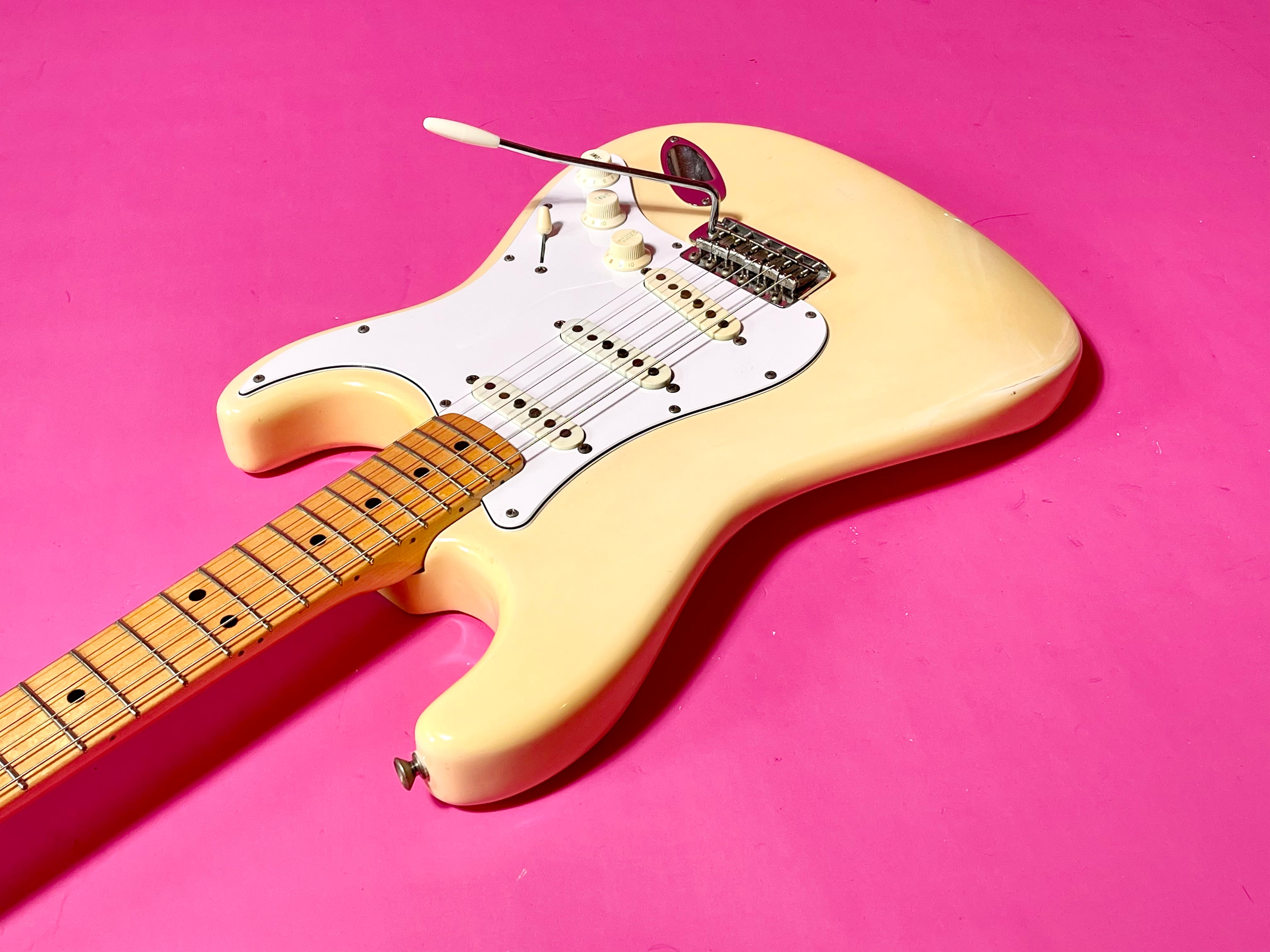 1971 Fender Stratocaster original Blonde finish! – Draggin' Guitars