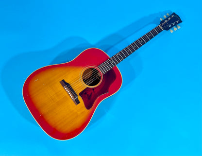 1966 Gibson J-45 original vibrant Cherry Sunburst finish