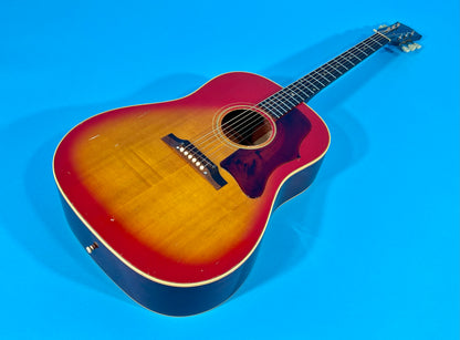 1966 Gibson J-45 original vibrant Cherry Sunburst finish