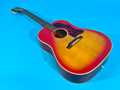 1966 Gibson J-45 original vibrant Cherry Sunburst finish