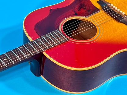 1966 Gibson J-45 original vibrant Cherry Sunburst finish