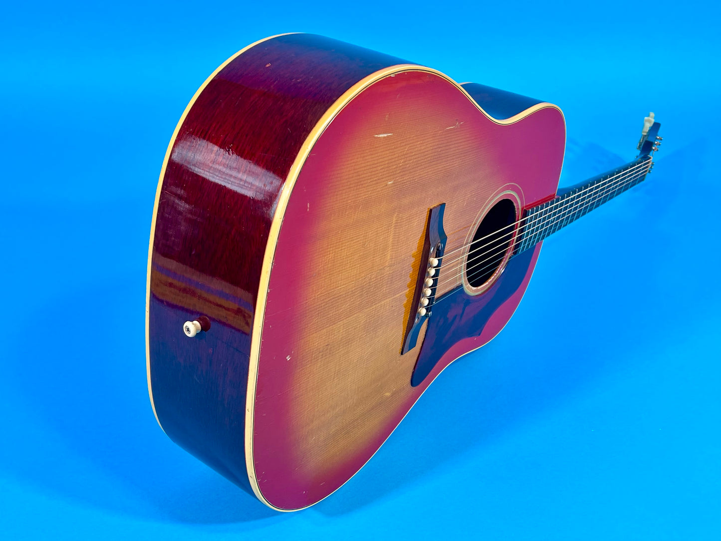 1966 Gibson J-45 original vibrant Cherry Sunburst finish