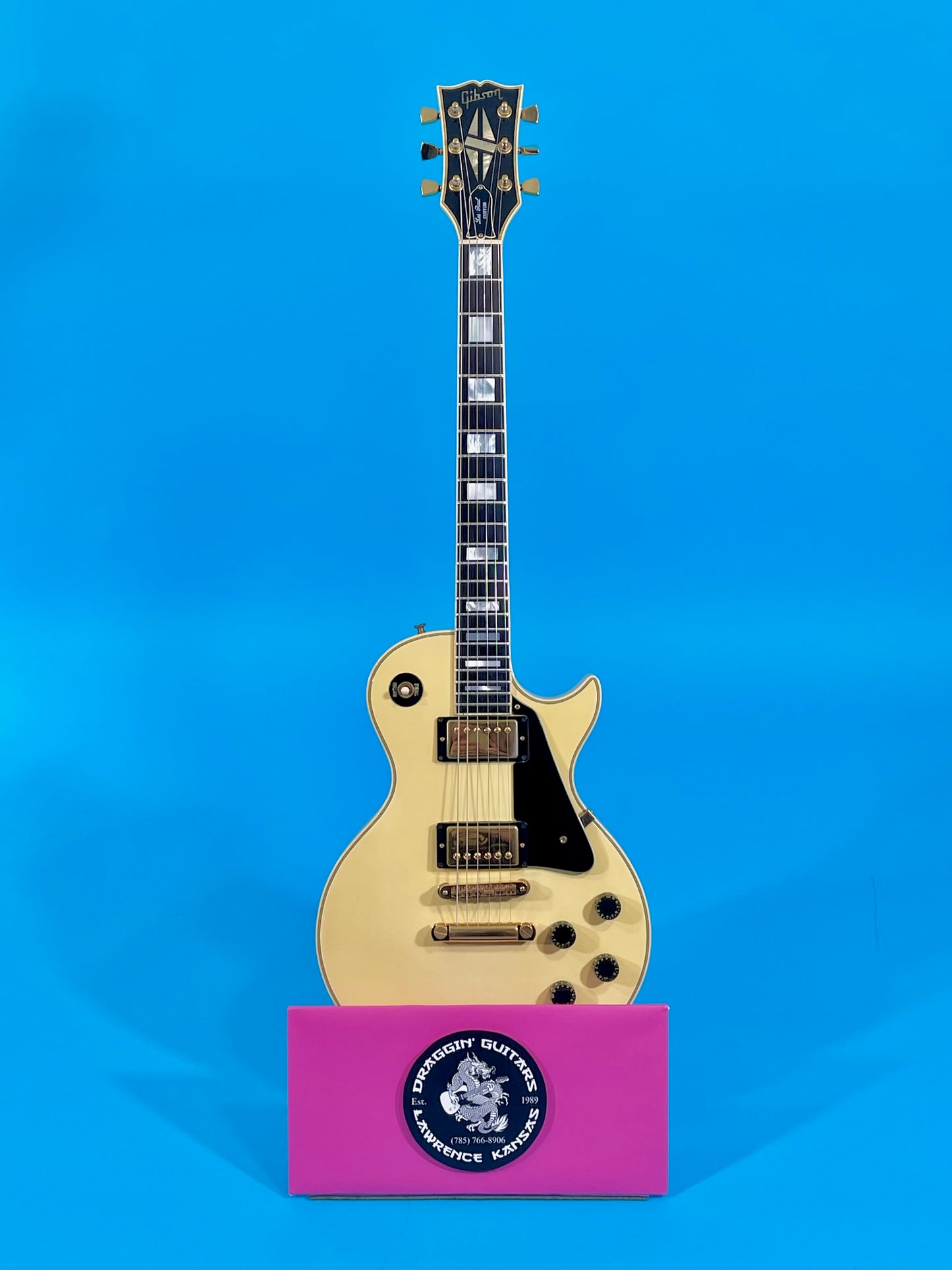 1981 Gibson Les Paul Custom Alpine White 100% original Minty