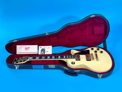 1981 Gibson Les Paul Custom Alpine White 100% original Minty