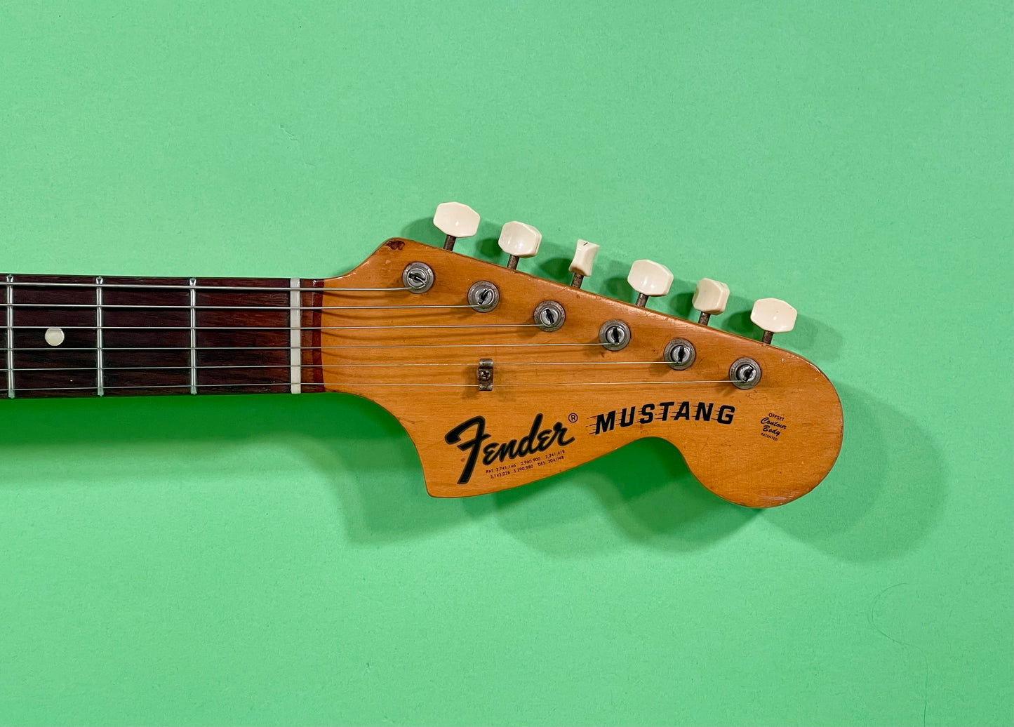 1972 Fender Mustang Competition Blue