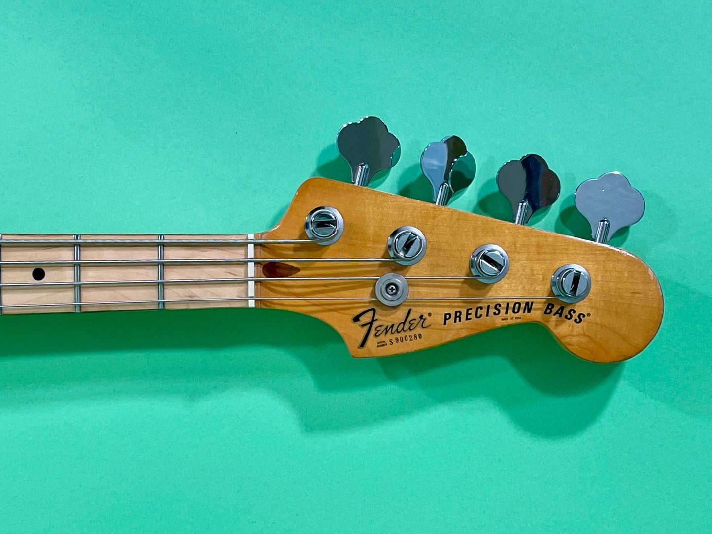 1979 1980 Fender Precision Bass Monaco Yellow International Series Custom Color *Very Rare*