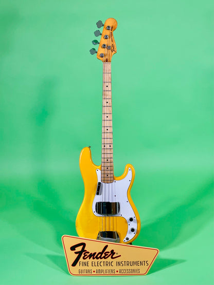 1979 1980 Fender Precision Bass Monaco Yellow International Series Custom Color *Very Rare*