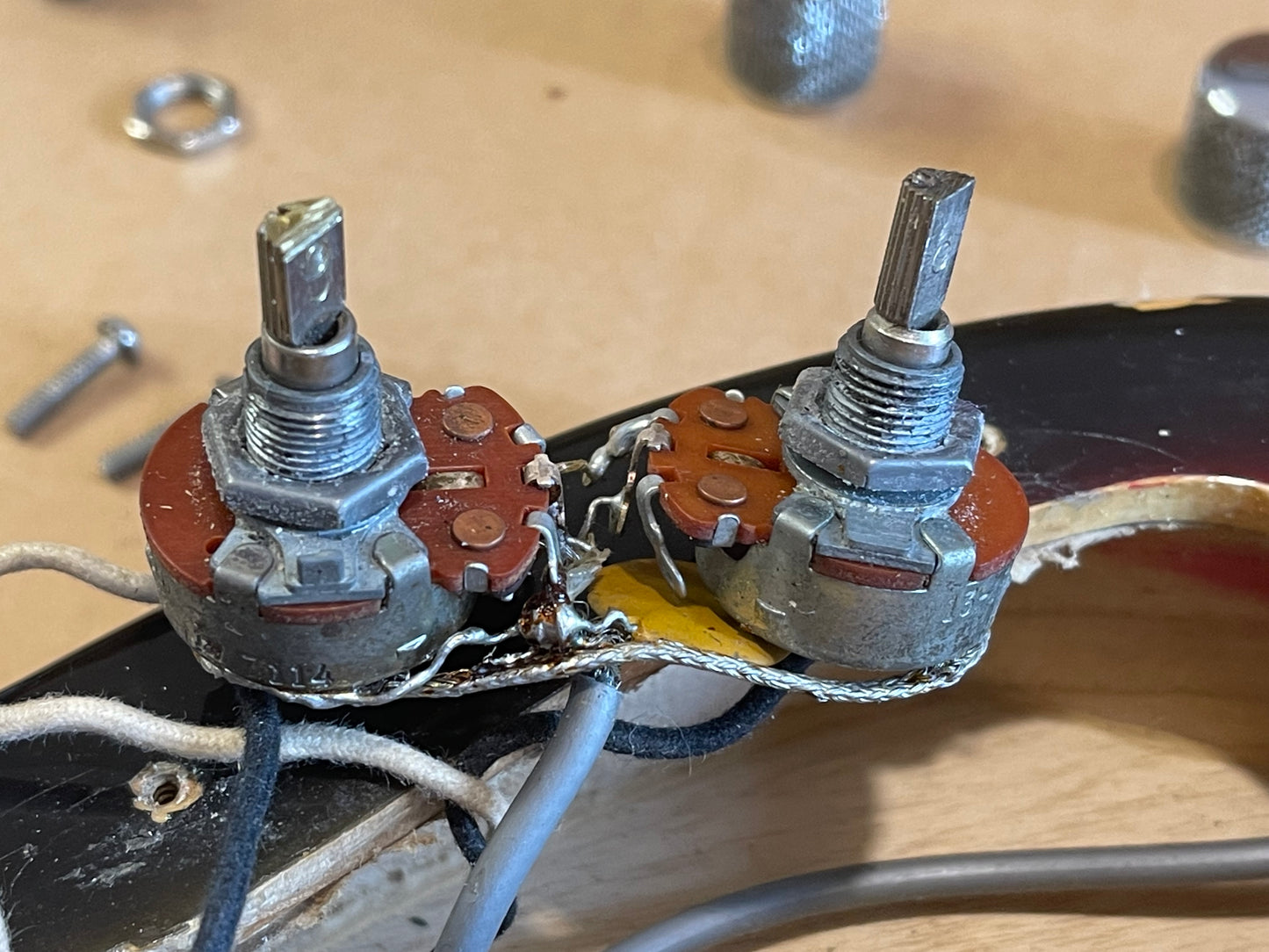 1971 Fender Telecaster Thinline 3-color Sunburst Rosewood fingerboard!