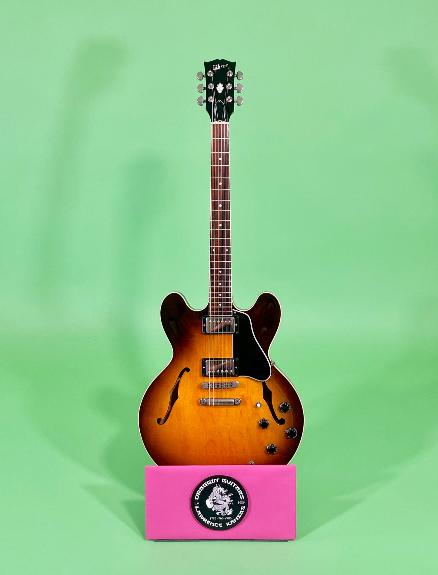 1990 Gibson ES-335-TD DOT Sunburst and super-clean!
