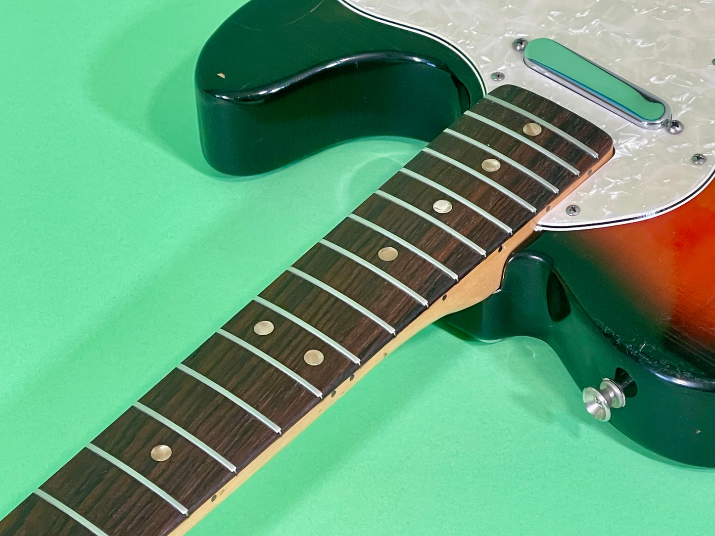 1971 Fender Telecaster Thinline 3-color Sunburst Rosewood fingerboard!