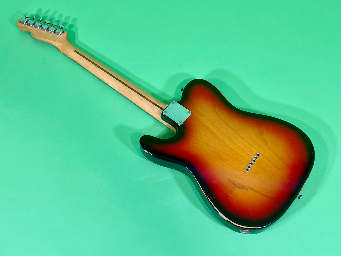 1971 Fender Telecaster Thinline 3-color Sunburst Rosewood fingerboard!