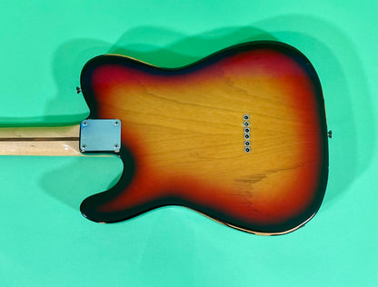 1971 Fender Telecaster Thinline 3-color Sunburst Rosewood fingerboard!